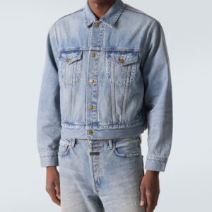 Trucker Cropped Denim Jacket